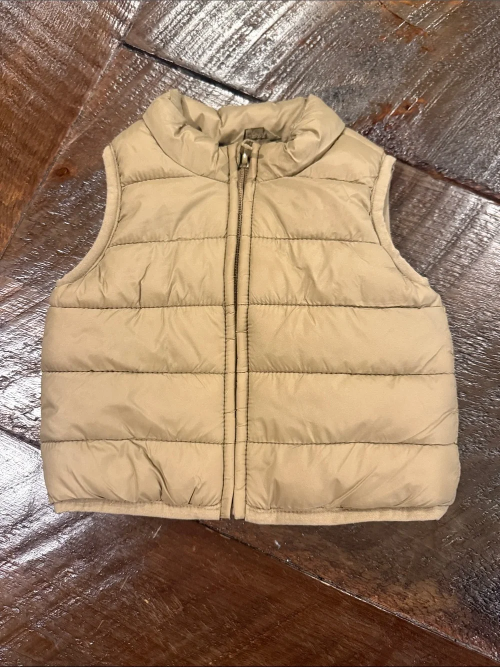 Old Navy Kids Beige Puffer Vest
